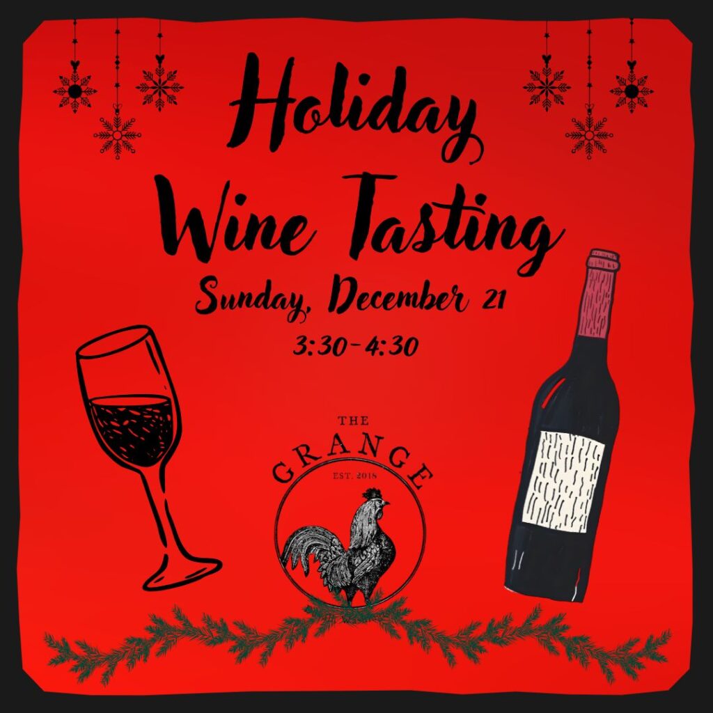 Holiday Wine Tasting 12.25