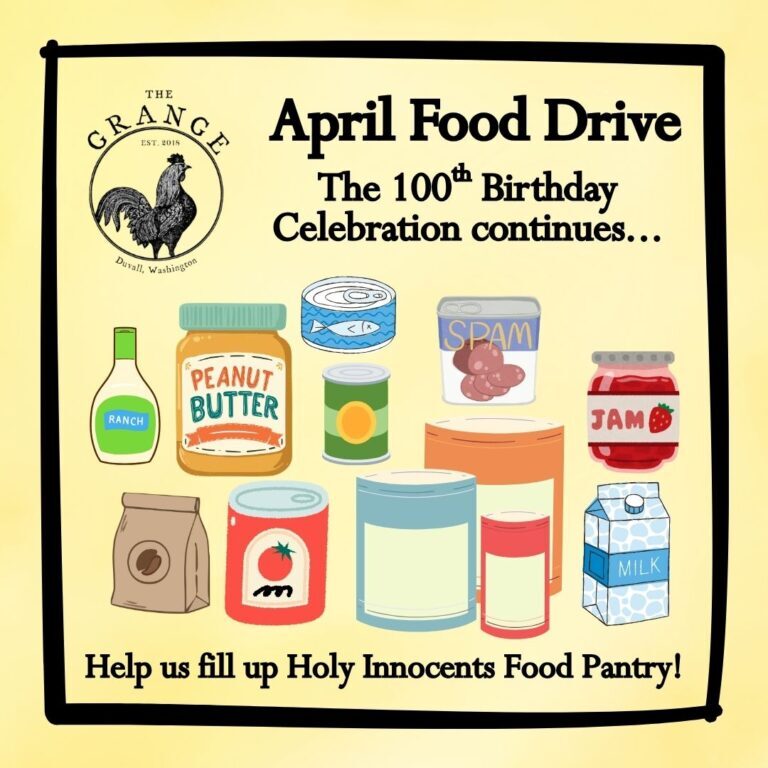 April Food Drive
