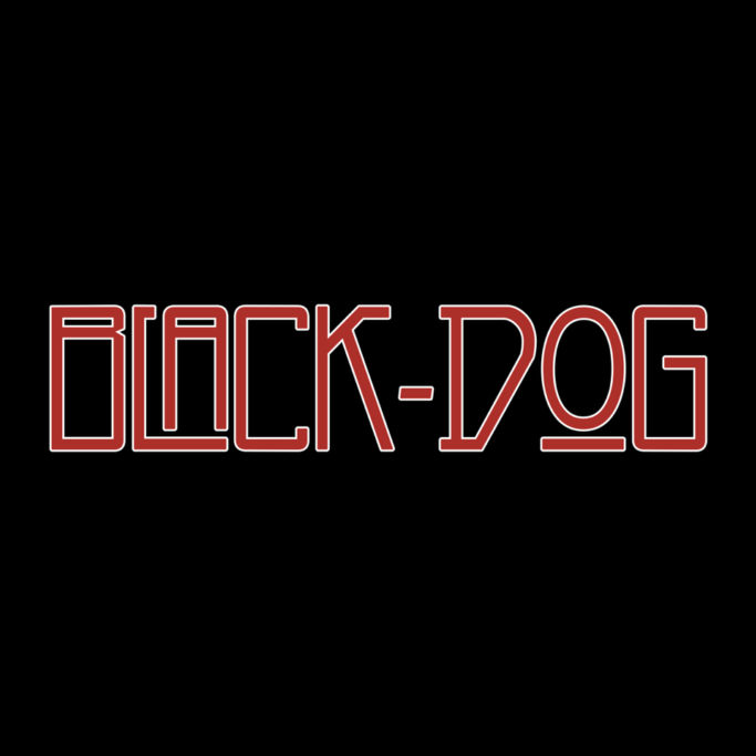 Black Dog Red on Black