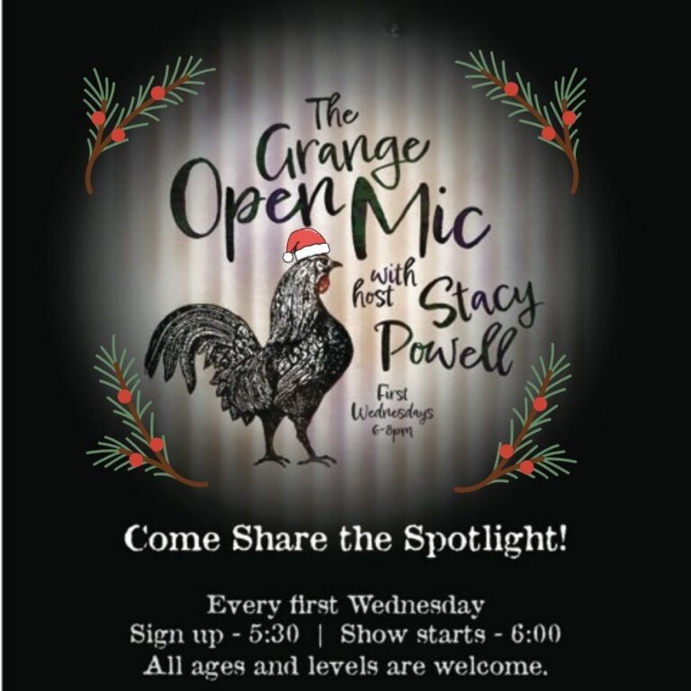Holiday open mic
